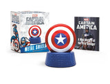 Captain America Metal Shield w/ vibranium Sound Effect and mini book