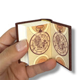 The Time Machine by H.G. Wells tiny book leather w/slipcase made Germany 285pg