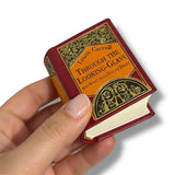 Through the Looking-Glass Lewis Carroll tiny book leather bound Germany 508p