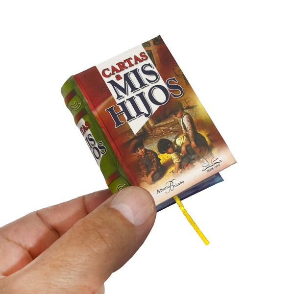 New miniature book in Spanish Cartas a mis Hijos Hardbound hardcover 440 pgs