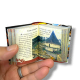 Perú Turístico miniature book (2 x 2.6") color images 440 pages easy read turism
