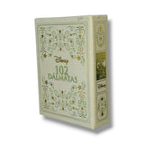 Decorative book cover with Disney 102 Dalmatians design on a white background