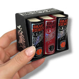Dracula by Bram Stoker 3-book set tiny leather hardcover slipcase made Germany