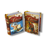 new La Odisea Homero Set in Spanish w/ golden wood stand hardcover full version