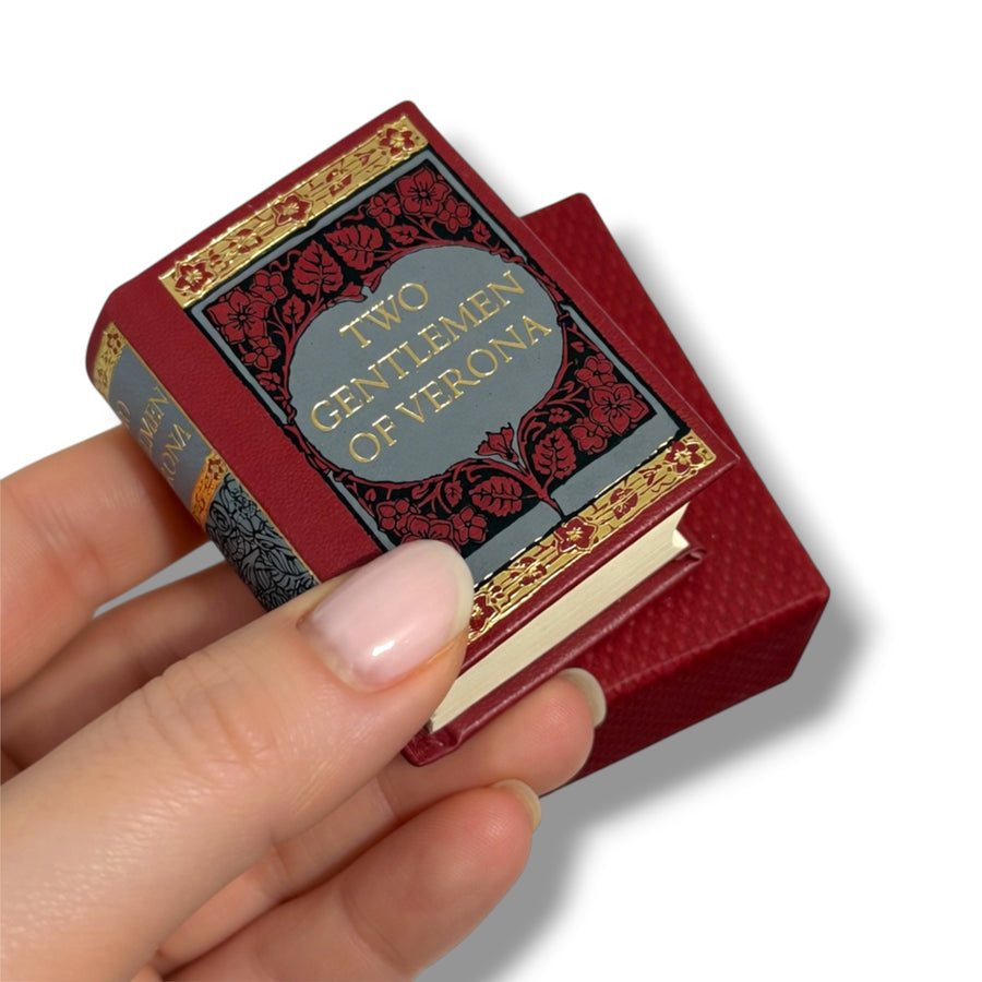 Two Gentlemen of Verona by William Shakespeare - Miniature Leather Book 2021