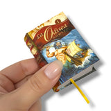 new La Odisea Homero Set in Spanish w/ golden wood stand hardcover full version