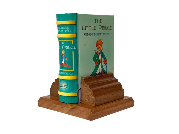 new The Little Prince w/stand miniature book complete edition hardbound 440 Pgs