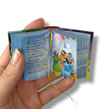 New Testament with stand Bible nice illustrations in 432 pgs mini book hardcover