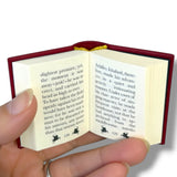 The Legend of Sleepy Hollow tiny book leather hardcover made in Germany 286pgs