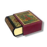Decorative book with ornate cover and gold text on a white background Rubaiyyat
