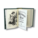 The Adventures of Huckleberry Finn open book 