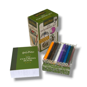 Mini Coloring book Harry Potter 136 pages 68 iconic illustrations +18 Pencils