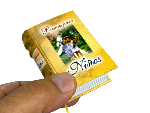 Poemas para Niños mini book hardcover 430 pgs more than 100 poems in spanish