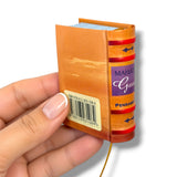 Mahatma Gandhi, O Pensamento Vivo in Portuguese miniature book (2 x 2.6") 440 p