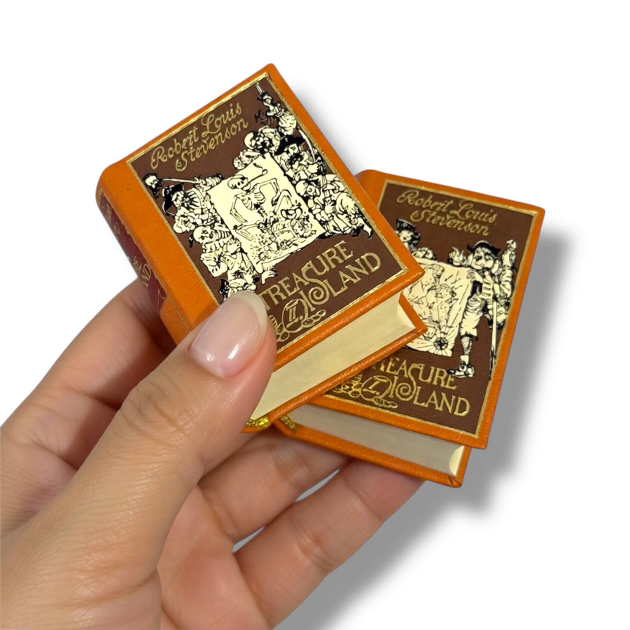 Treasure Island set numbered limited tiny book leather bound slipcase Germany