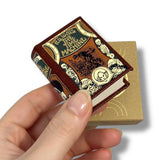 The Time Machine by H.G. Wells tiny book leather w/slipcase made Germany 285pg