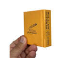 William Shakespeare Complete plays in one sitting mini book 3.25" 206p w/stand