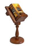 Santa Biblia completa with wood lectern Miniature Book Reina Valera full version
