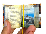 Dinosauri in Italian mini book hardcover 430 pgs full color illustrated pocket