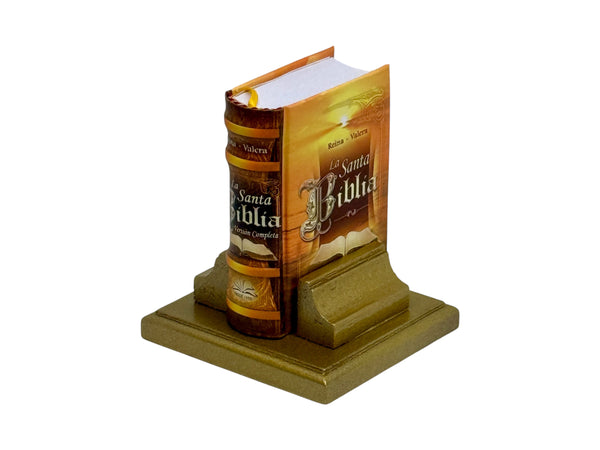 La Santa Biblia Reina Valera edición completa  w/ golden stand