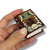 The Time Machine by H.G. Wells tiny book leather w/slipcase made Germany 285pg