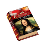 new 200 Grandes Pintores mini book 2.60" H hardcover w/ photographs 430 pages