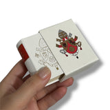 Deus Caritas Est in German tiny book leather hardcover w/slipcase made n Germany