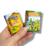Bible pour Enfants Ancien and Nouveau Testaments in French set of 2 mini books
