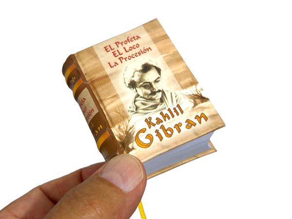 miniature book hardcover Kahlil Gibran Spanish El Profeta El Loco La Procesion