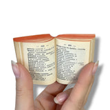 Vintage 1961 Langenscheidt Lilliput Dictionary English Spanish Mini Book NOS