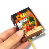 Perú Turístico miniature book (2 x 2.6") color images 440 pages easy read turism
