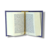 Open book with visible text on a white background. Mansfield Park