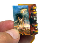 Il Nettare della Bibbia 1.40" Mini Book w/ pedestal hardcover 304pgs in Italian