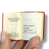 rare 1961 Langenscheidt Lilliput Dictionary English Spanish Miniature Book NOS