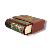 Decorative book with intricate designs on a white background the marriage of cupid and psyque