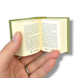 Peter Pan by J.M. Barrie tiny book leather hardcover w/case made Germany 508pgs