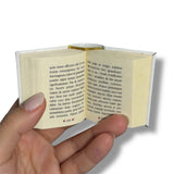 Deus Caritas Est in German tiny book leather hardcover w/slipcase made n Germany