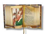 Joao Paulo II in Portuguese mini book hardcover 430pgs new 2.6in high