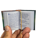 new miniature book Manual of the Warrior 1500 messages hard bound full readable