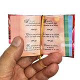 beautiful Frases de Amor Spanish hardcover 2.65" high mini book 440 color pages