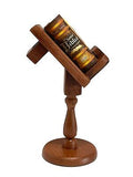 Santa Biblia completa with wood lectern Miniature Book Reina Valera full version