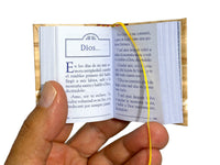 miniature book hardcover Kahlil Gibran Spanish El Profeta El Loco La Procesion