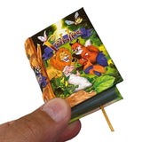 new Aesop's Fables mini book 2.60" H hardcover Illustrated 435 pages great gift