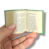 The Wonderful Wizard of OZ tiny book leather hardcover w/slipcase Germany 510p