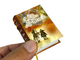 Don Quijote de la Mancha mini book set w/stand in Spanish complete version 950pg