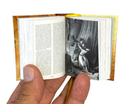 Don Quijote de la Mancha mini book set w/stand in Spanish complete version 950pg