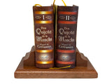 Don Quijote de la Mancha mini book set w/stand in Spanish complete version 950pg