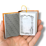 Santa Biblia completa with wood lectern Miniature Book Reina Valera full version