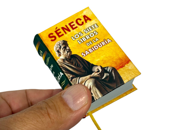 Seneca Los siete Libros de la Sabiduria new 2025 mini book hardcover 440 pgs