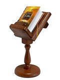 Santa Biblia completa with wood lectern Miniature Book Reina Valera full version